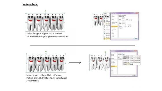 Stock Photo Healthy Teeth For Happy Smiles PowerPoint Template