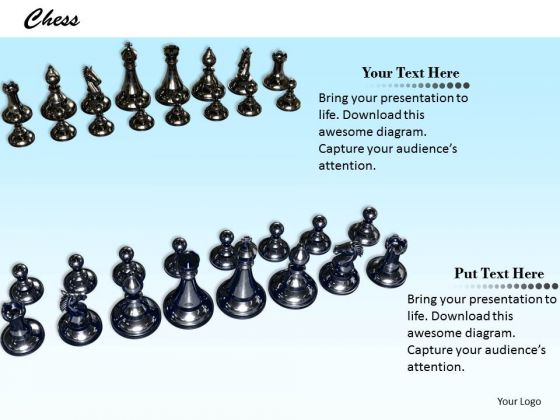 Stock Photo Illustration Of Chess Teams Strategy Concept PowerPoint Slide