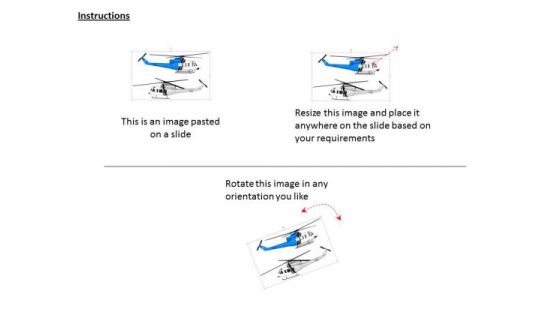 Stock Photo Illustration Of Chopper Planes PowerPoint Slide