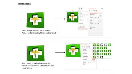 Stock Photo Illustration Of Healthcare And Medical Symbol PowerPoint Slide