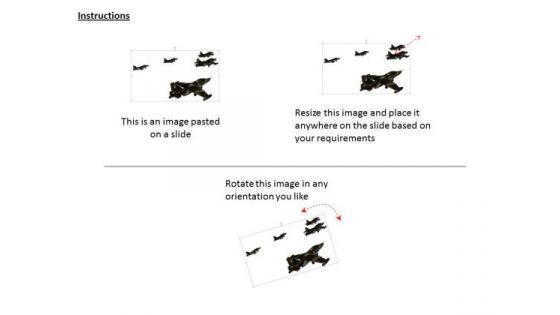 Stock Photo Illustration Of Military Aircraft PowerPoint Slide