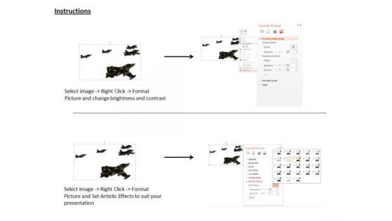 Stock Photo Illustration Of Military Aircraft PowerPoint Slide