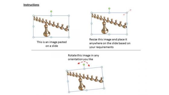 Stock Photo Image Of Chess Pieces PowerPoint Slide