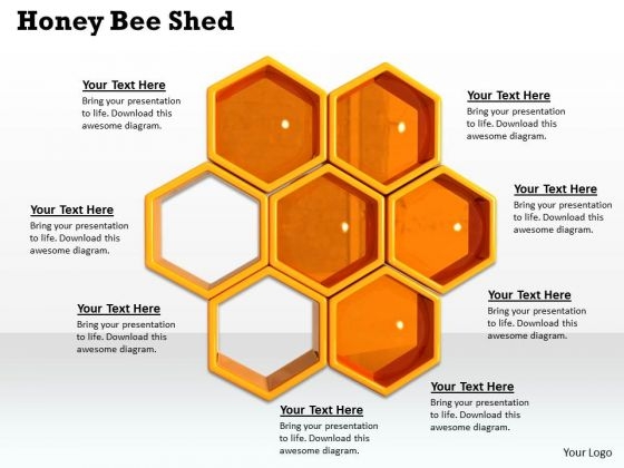 Stock Photo Image Of Honey Bee Shed PowerPoint Slide