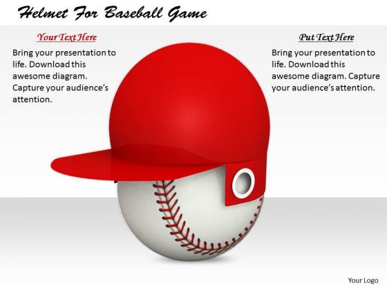 Stock Photo Innovative Marketing Concepts Helmet For Baseball Game Business Icons Images