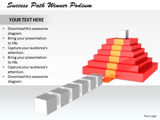 Stock Photo It Business Strategy Success Path Winner Podium Images