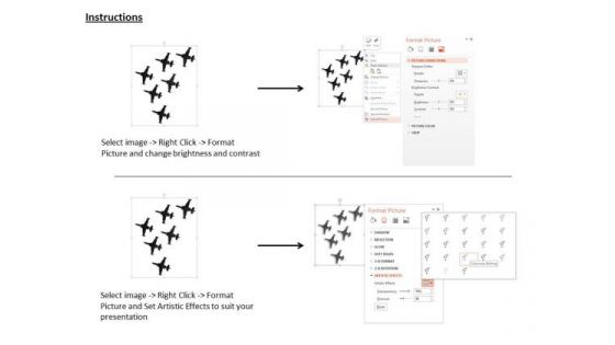 Stock Photo Jet Fighters For Defence Services PowerPoint Slide