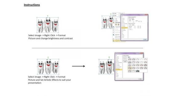 Stock Photo Make Your Teeth Healthy PowerPoint Template