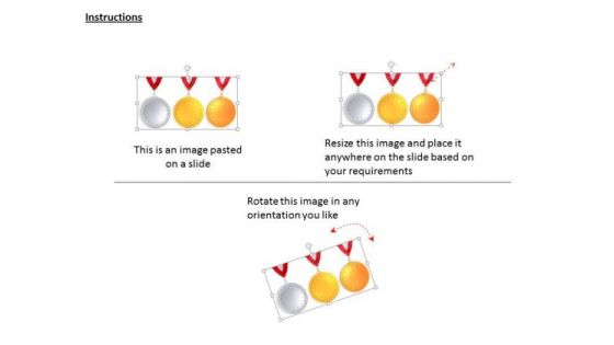 Stock Photo Medals For First Second And Third Winners PowerPoint Slide