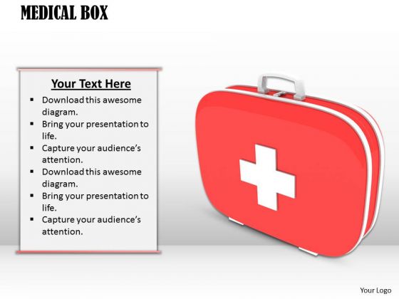 Stock Photo Medical Box First Aid Kit PowerPoint Slide