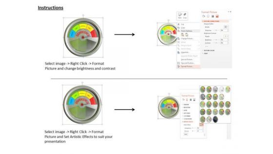 Stock Photo Meter Experience PowerPoint Slide
