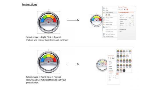 Stock Photo Meter Power PowerPoint Slide