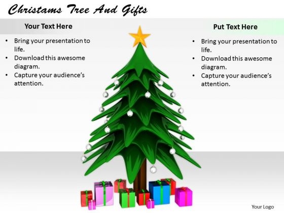 Stock Photo Modern Marketing Concepts Christams Tree And Gifts Images Business