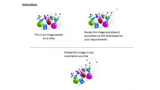 Stock Photo Multiple Colored Balls For Christmas Decoration PowerPoint Slide