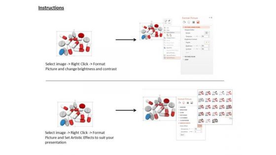 Stock Photo Multiples Pills For Treatment And Health PowerPoint Slide