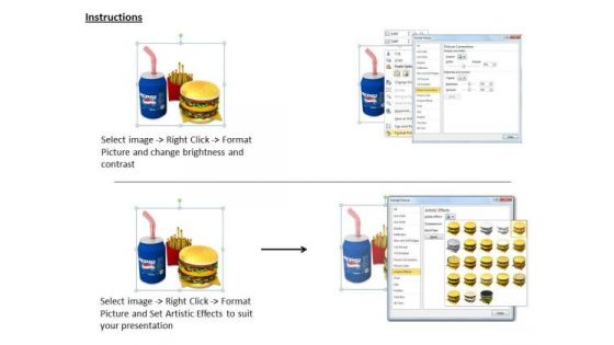 Stock Photo New Business Strategy Serve Burger With Fries And Pepsi Images Photos