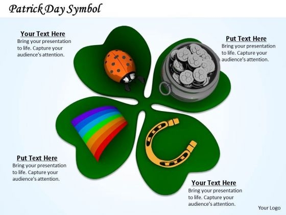 Stock Photo Patrick Day Symbols PowerPoint Slide