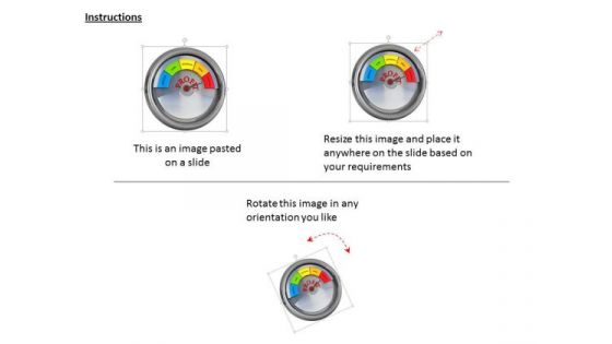 Stock Photo Profit Meter At Maximum Level PowerPoint Slide