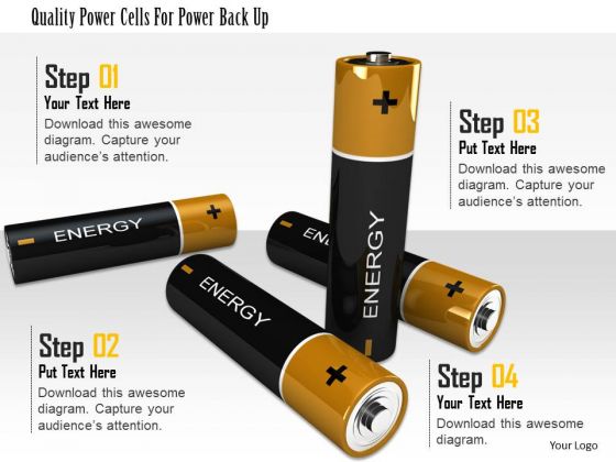 Stock Photo Quality Power Cells For Power Back Up PowerPoint Slide