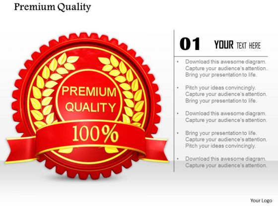 Stock Photo Red Logo Design Of Premium Quality PowerPoint Slide