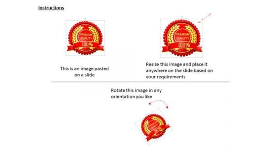 Stock Photo Red Logo Design Of Premium Quality PowerPoint Slide
