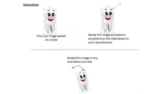 Stock Photo Tips For Oral Health PowerPoint Template
