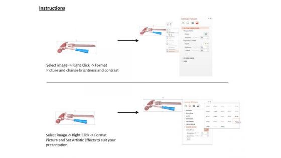 Stock Photo Tools For Repair Work And Technology PowerPoint Slide