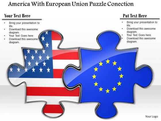 Stock Photo Union Of Us And Uk Flag PowerPoint Slide