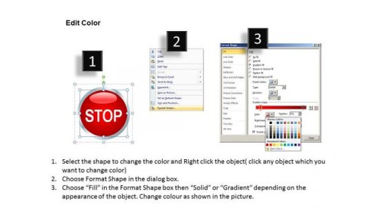 Stop Go Walk Road Signs PowerPoint Templates And Ppt Slides