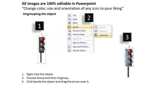 Stop Light Traffic Light PowerPoint Slides And Ppt Diagram Templates