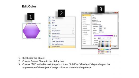 Strategic Innovation Process Hexagon Diagram PowerPoint Slides And Ppt Diagram Templates