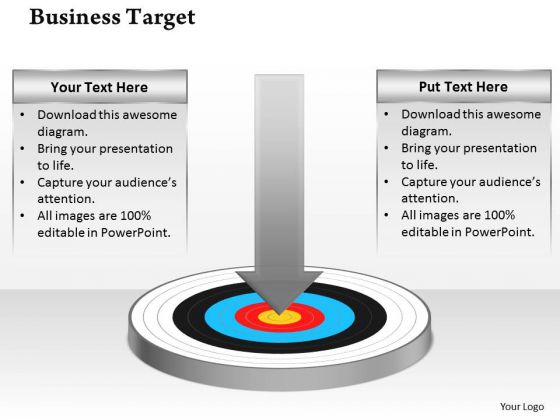 Strategic Management Business Goals And Targets Consulting Diagram