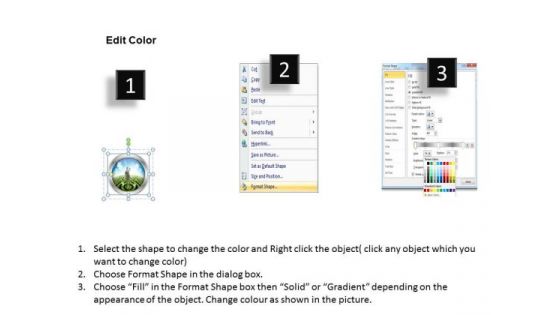Strategic Management Comparison Chart With Pictures Business Diagram