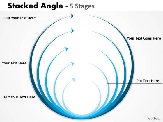 Strategic Management Stacked Angle Design Business Diagram