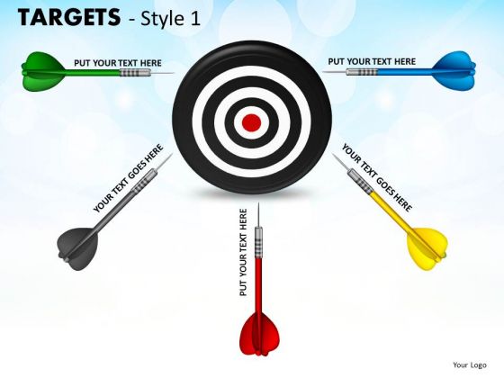 Strategic Management Targets Style 1 Business Diagram