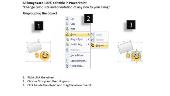 Strategic Management Thank You With Smiley Marketing Diagram