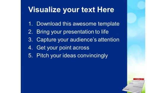 Strategic Stairway Way To Success PowerPoint Templates Ppt Backgrounds For Slides 0213