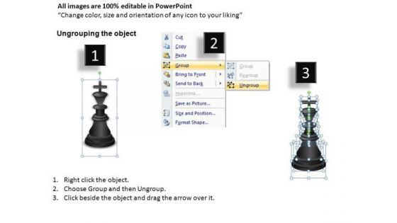 Strategy Chess Pieces Editable PowerPoint Slides Ppt Templates