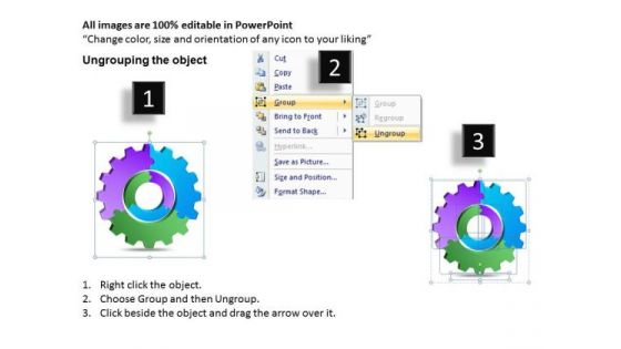 Strategy Diagram 3d Gears Chart 3 Stages 1 Consulting Diagram