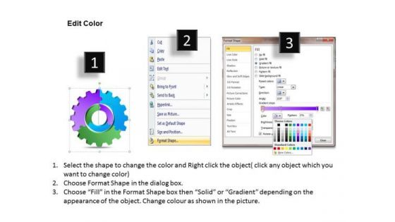 Strategy Diagram 3d Gears Chart 3 Stages 1 Consulting Diagram