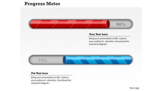 Strategy Diagram Meter Design For Business Progress Sales Diagram