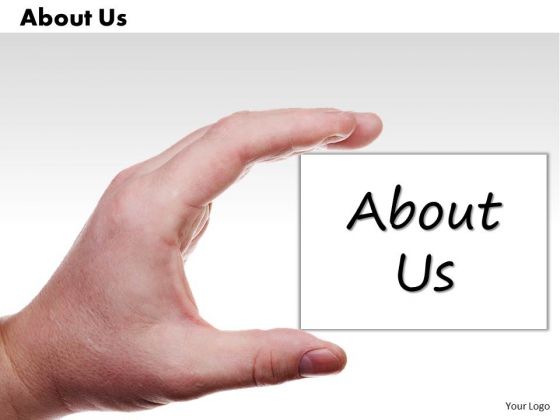 Strategy Diagram Slide Design Of About Us Information Consulting Diagram