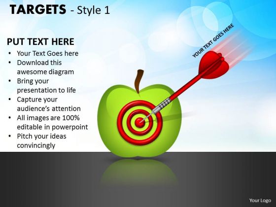 Strategy Diagram Targets Style 1 Business Framework Model