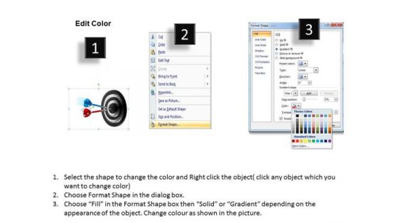 Strategy Diagram Targets Style 1 Sales Diagram