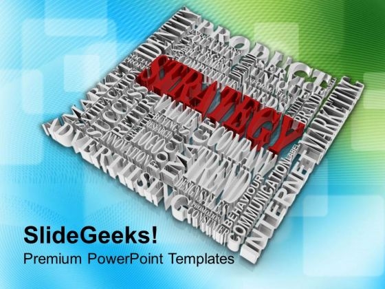 Strategy For Business Growth Factors PowerPoint Templates Ppt Backgrounds For Slides 0313