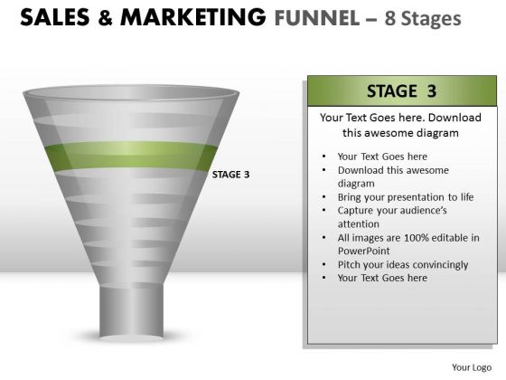 Strategy Sales Marketing Funnel PowerPoint Slide Designs