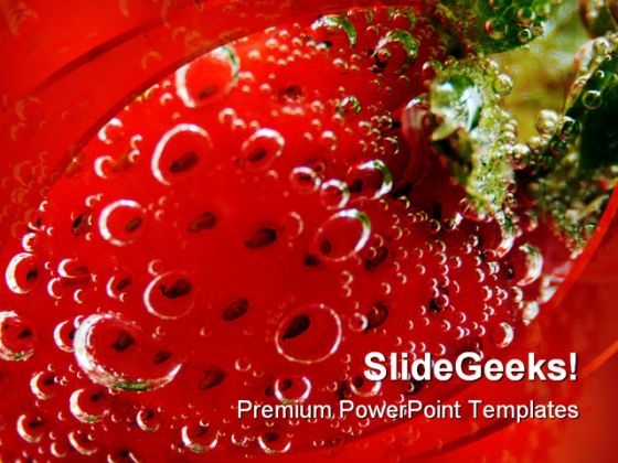 Strawberry Food PowerPoint Templates And PowerPoint Backgrounds 0211