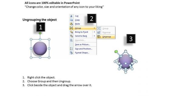 Structure Clustering 2d PowerPoint Slides And Ppt Diagram Templates