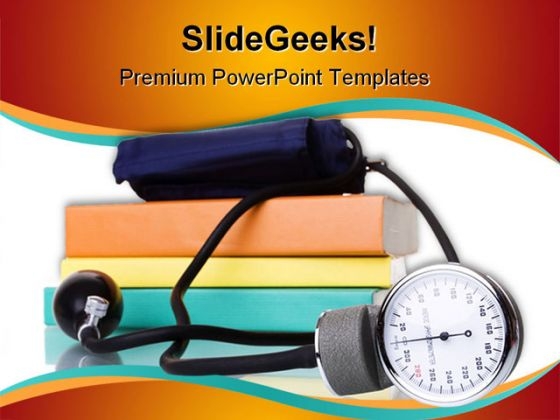 Study Medicine Medical PowerPoint Template 0810