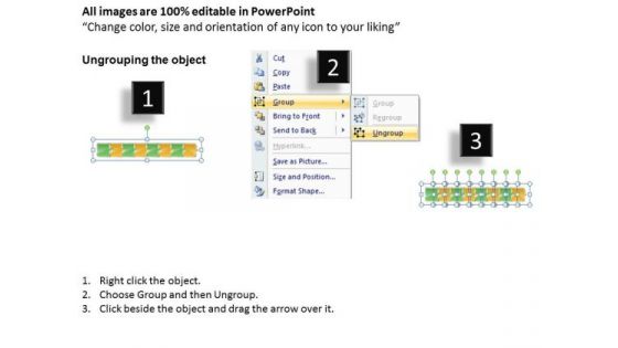 Subsequential Description Using Puzzles Schematic Design PowerPoint Templates